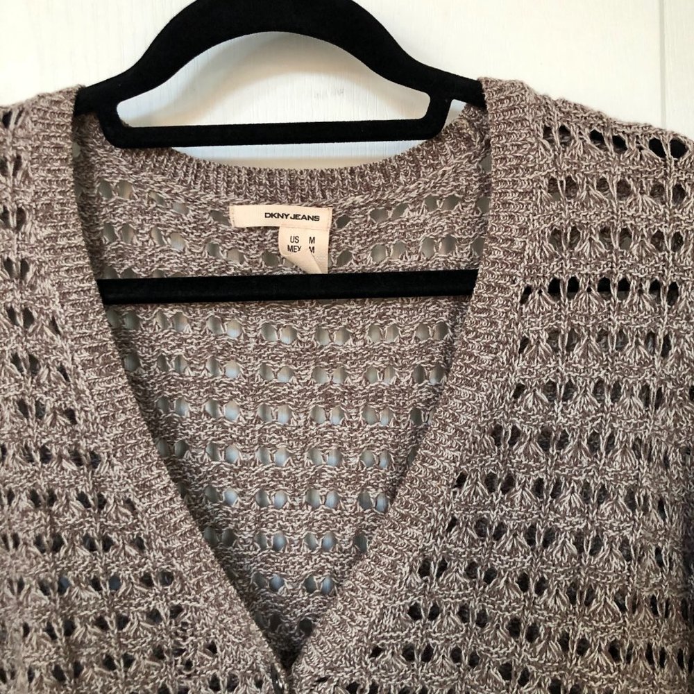 DKNY - Button Front Cardigan - Picture 2 of 5